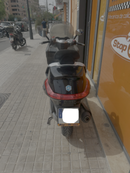 Piaggio X-EVO 125 lleno